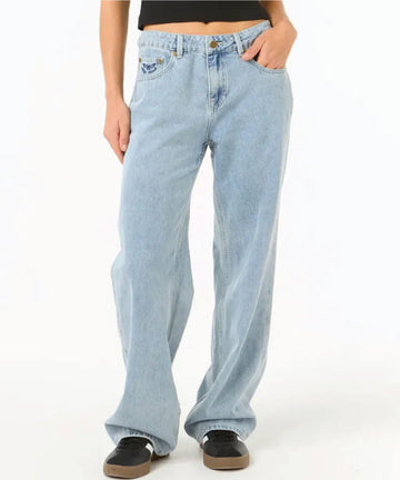 Rip Curl Aggie Relaxed Jeans - Vintage Blue